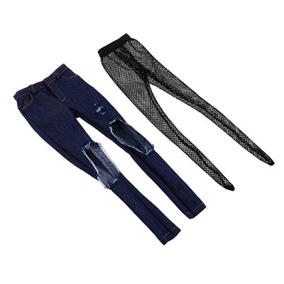 1 teilige männliche Jeans Hose im Maßstab 1//6 für 12 /'/' Actionfiguren