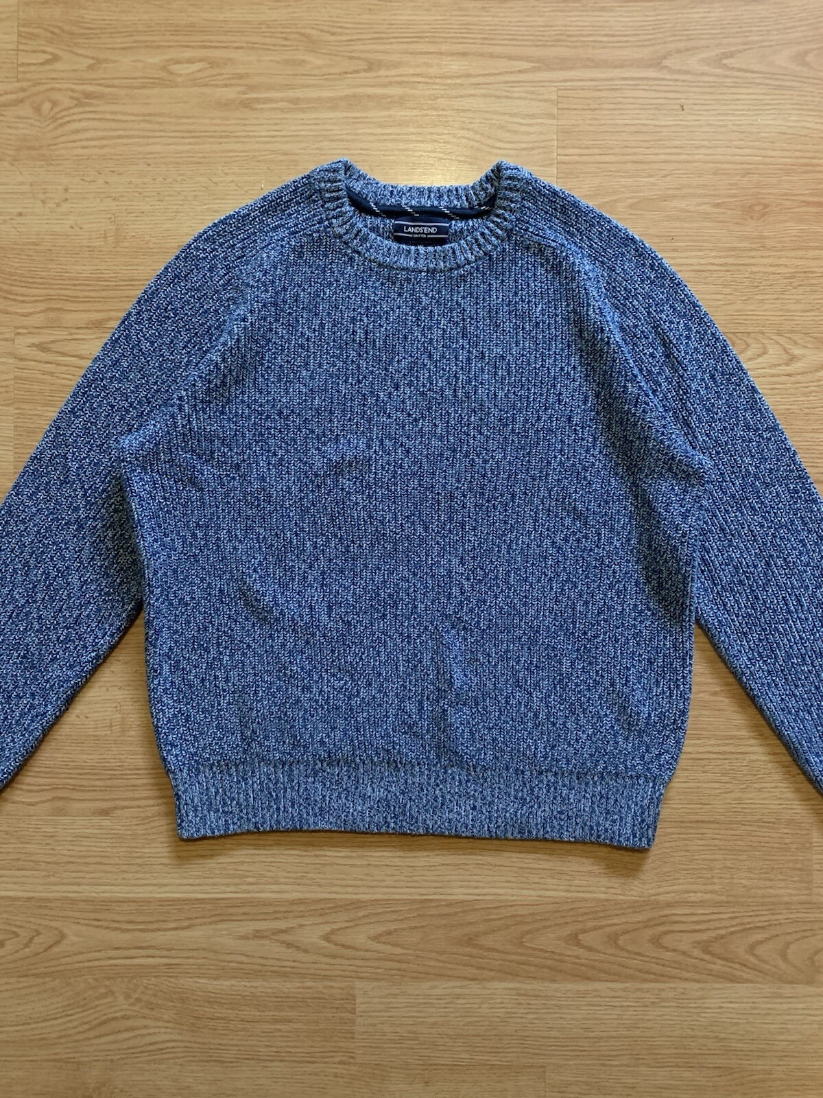 Size XL Lands End Drifter Heavyweight Cable Knit Sweater