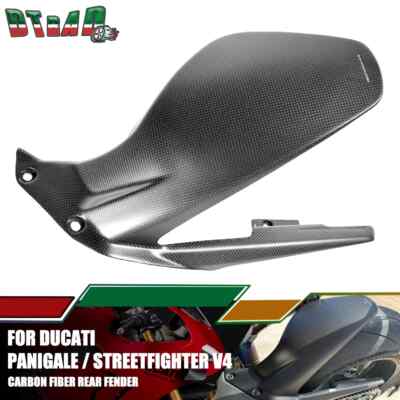 For DUCATI Panigale V4 V4R Streetfighter V4S Carbon Rear Fender Mudguard Fairing