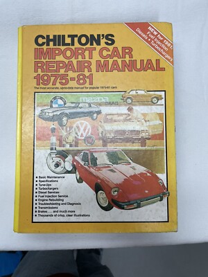Miltons Import Car Repair Manuel 1975-81