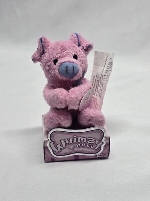 Whimzy Pets Pink Pig Mini Plush 2.75” “Splat” New | eBay