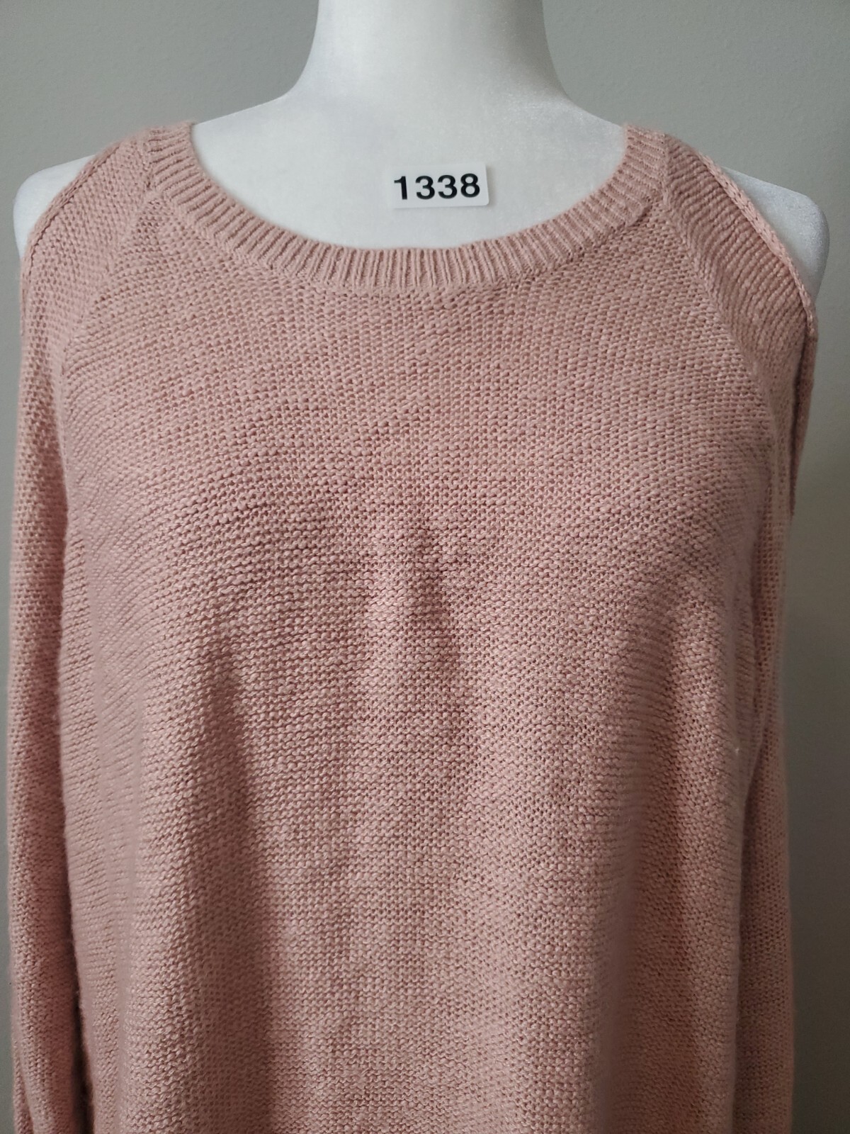 Torrid Layered Split Back Cold Shoulder Blush Pin… - image 4