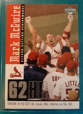 1998 UPPER DECK MARK MCGWIRE RECORD SETTING PERFORMANCE ST. LOUIS CARDINALS STL