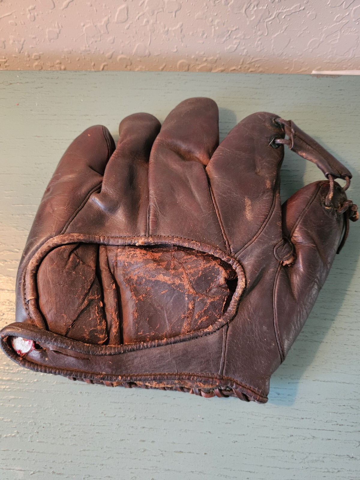 ANCIEN BALLE DE ANTIQUE VINTAGE BASEBALL BALL 1920 ? 1920' ? 70 mm