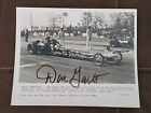 Don Garlits Autographed 8x10 Nhra Press Photo 1st Rear Engine Dragster 1971 Rare