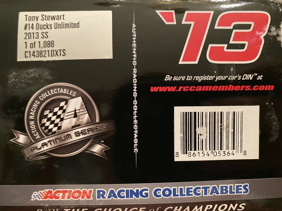 TONY STEWART 2013 #14 УТКИ БЕЗ ОГРАНИЧЕНИЙ 1/24 - Изображение 2 из 2