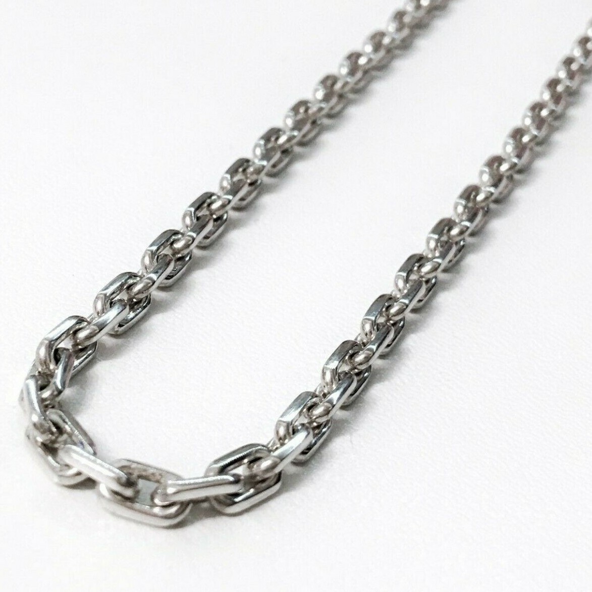Anchor Silver Chain Necklace. 28g/1oz, 22' (55cm). Solid Anchor Silver Chain Necklace. 28g/1oz, 22' (55cm). Solid