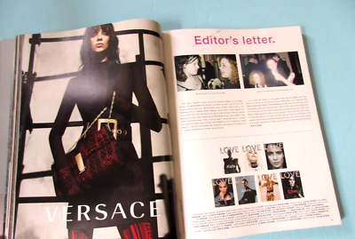 ラブマガジン 第14号「LOVE MAGAZINE 14 2015」 LOVE Magazine Issue 14 A/W 2015 Photos by David Sims Rare PB