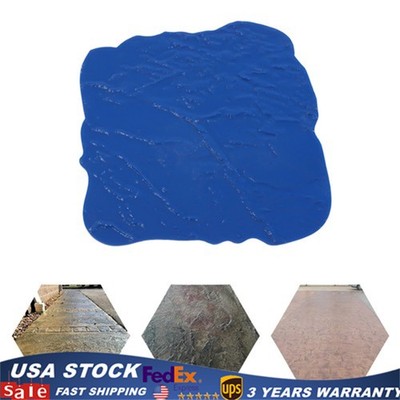 36'' X 36'' Blue Seamless Slate Concrete Cement Texture Imprint Stamp Skin Mat HOT