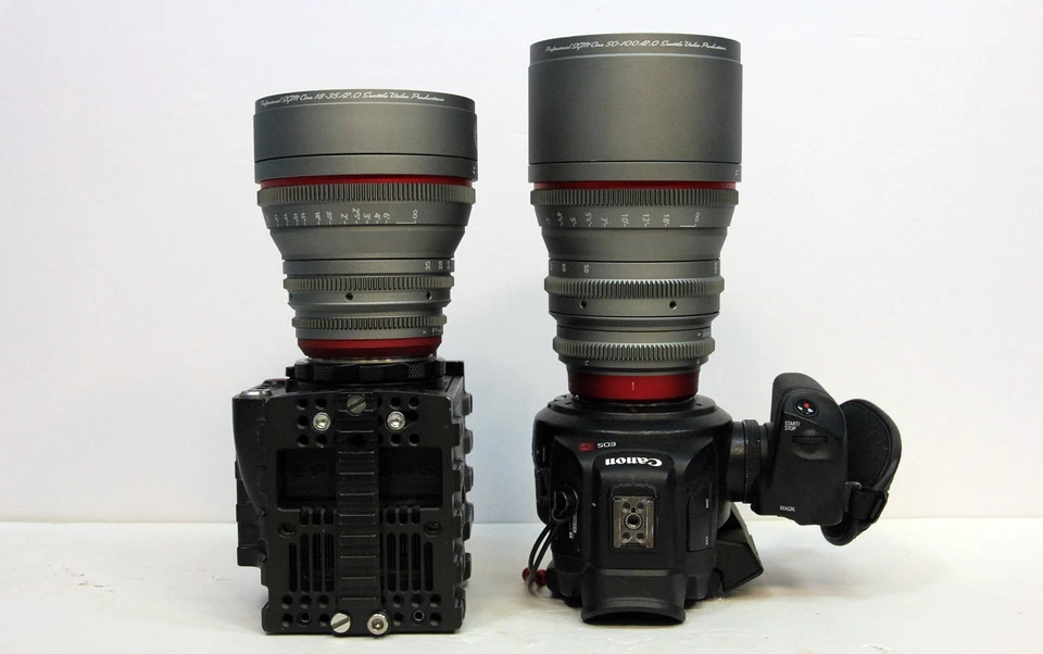 cine lens sigma 18-35mm T2 and sigma 50-100mm T2 set Canon EF mount parfocal - Image 2 of 4