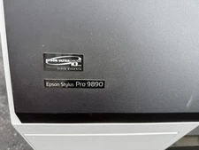 Epson Stylus Pro 9890 44” Large Format Printer – Powers On, Ink Detected, As-Is