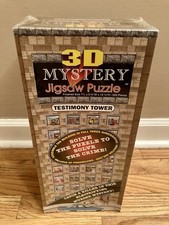 Buffalo Games 3D Mystery Jigsaw Puzzle Testimony Tower 1994 New