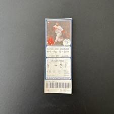 Rare Historic Red Sox 2004 Championship Year Full Ticket Fenway 05/12/04 Indians