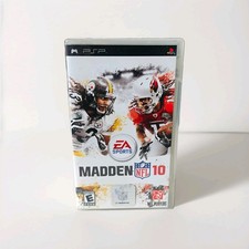 2009 PSP Madden NFL 10 Sony Video Game EA Sports Case w/ Manual