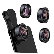 Phone Camera Lens 3 in 1 Phone Lens Kit, 198 Fisheye Lens  120 Set of 3-in-1