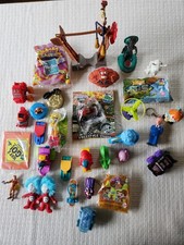 Mixed Lot Fast Food Toys McDonalds Burger King Wendys Kid's Cereal
