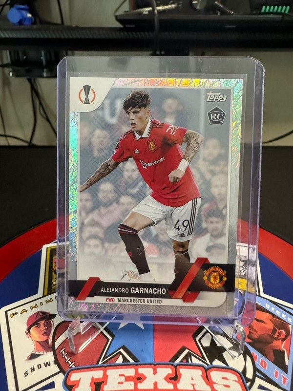2022-23 Topps UEFA Club Competitions Alejandro Garnacho Year of the Rabbit /99
