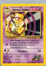 Sabrina's Kadabra 58/132 Gym Challenge Uncommon MP Pokemon TCG
