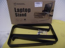 Soqool Laptop Ständer Aluminium 10-17 Zoll schwarz NEU 