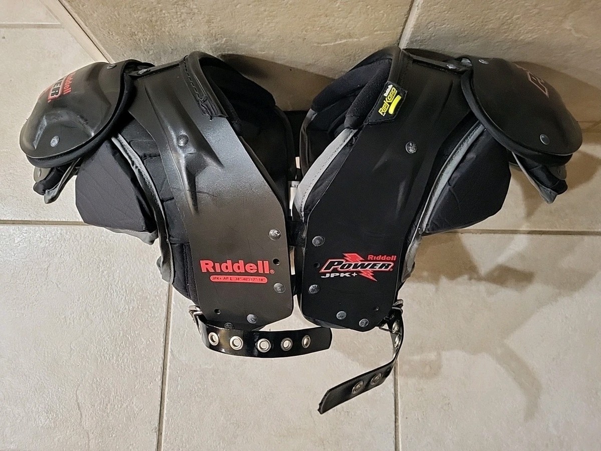 Riddell Power ブラックショルダーパッド リデル ショルダーパッド パワー SPX SK｜アメフト用品専門店 QB
