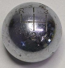 Vintage 4 Speed Manual Shift Knob Chrome Ball Reverse Upper Left Oem Hot Rod