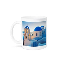 3dRose, Greek Church Domes, Mug