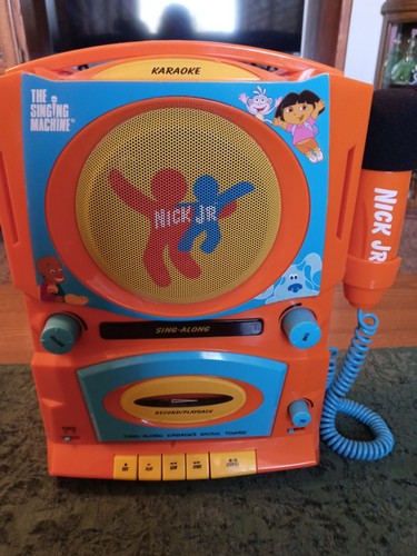 Vintage  Singing Machine Karaoke Nickelodeon Nick Jr "NOT WORKING" Please Read