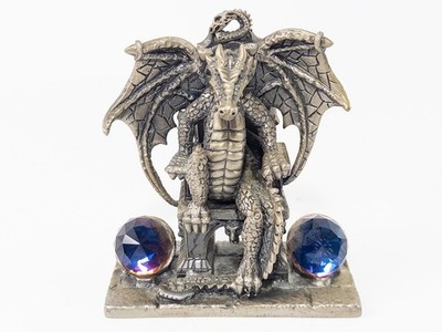 The Dragon King Pewter Dragon Figure - Mark Locker WAPW U.K. Myth & Magic, GR8