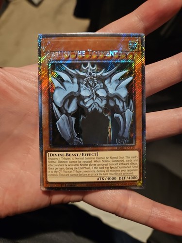 yugioh misprint name shift Obelisk The Tormentor PLATINUM secret rare ra04 en116 - Picture 2 of 24