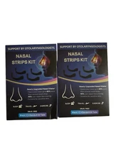 60pcs Magnetic Nasal Breathing Nose Dilators Starter Kit Nasal Strips Nasal Clip