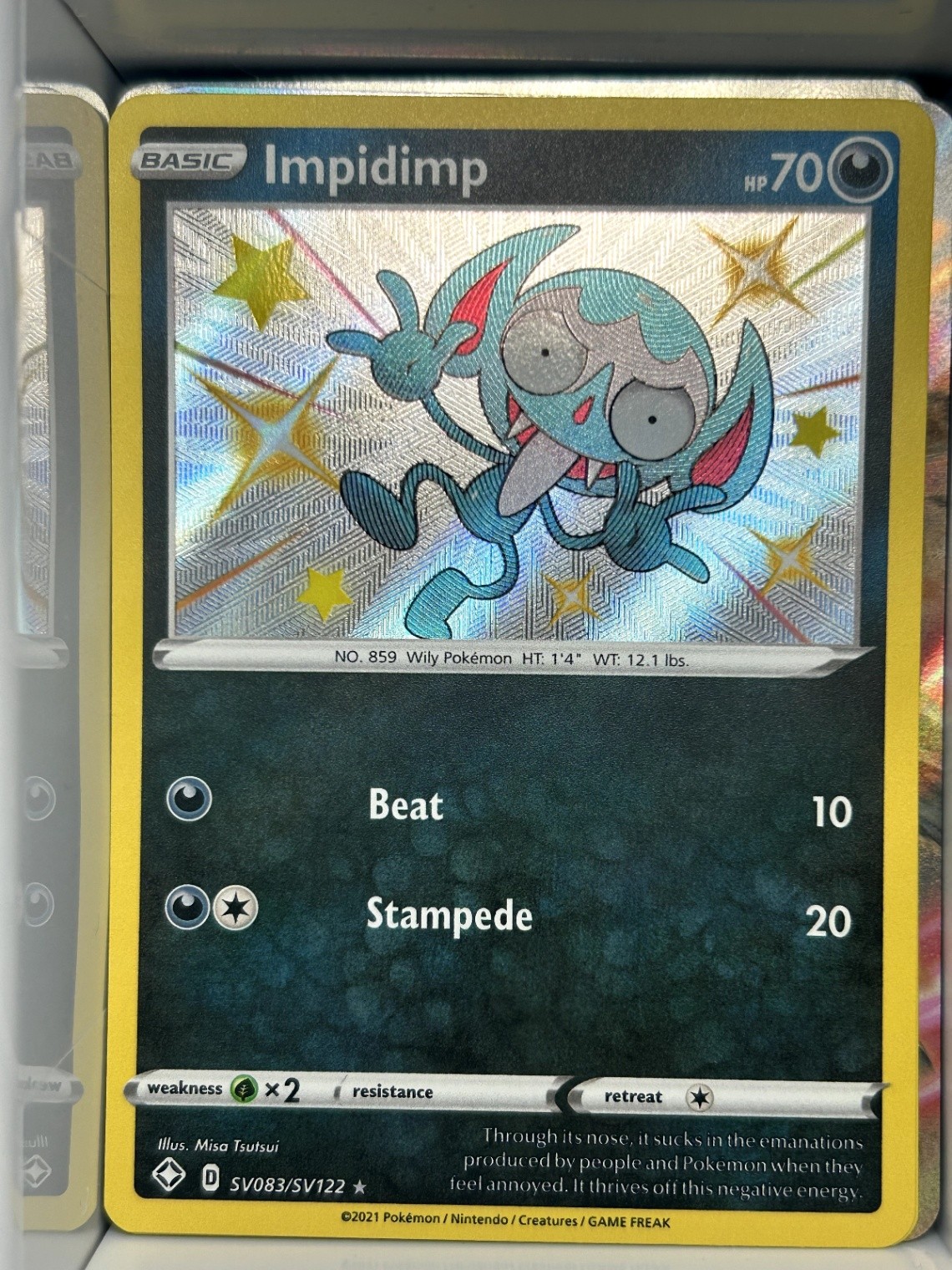 Impidimp Shiny Holo Rare Shining Fates: Shiny Vault SV083/SV122 NM