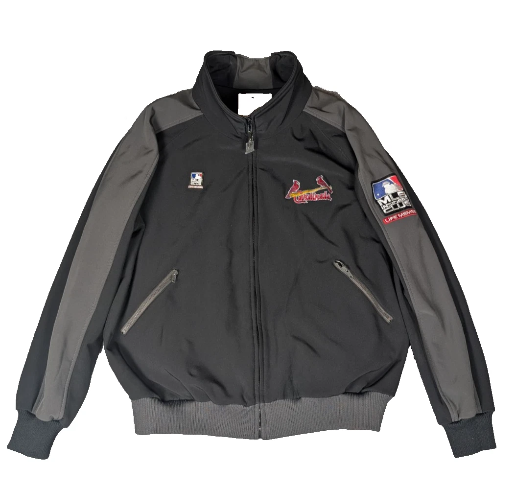 IL Cardinals Senior Softball 12 Bomber Jacket Nylon DeLong USA