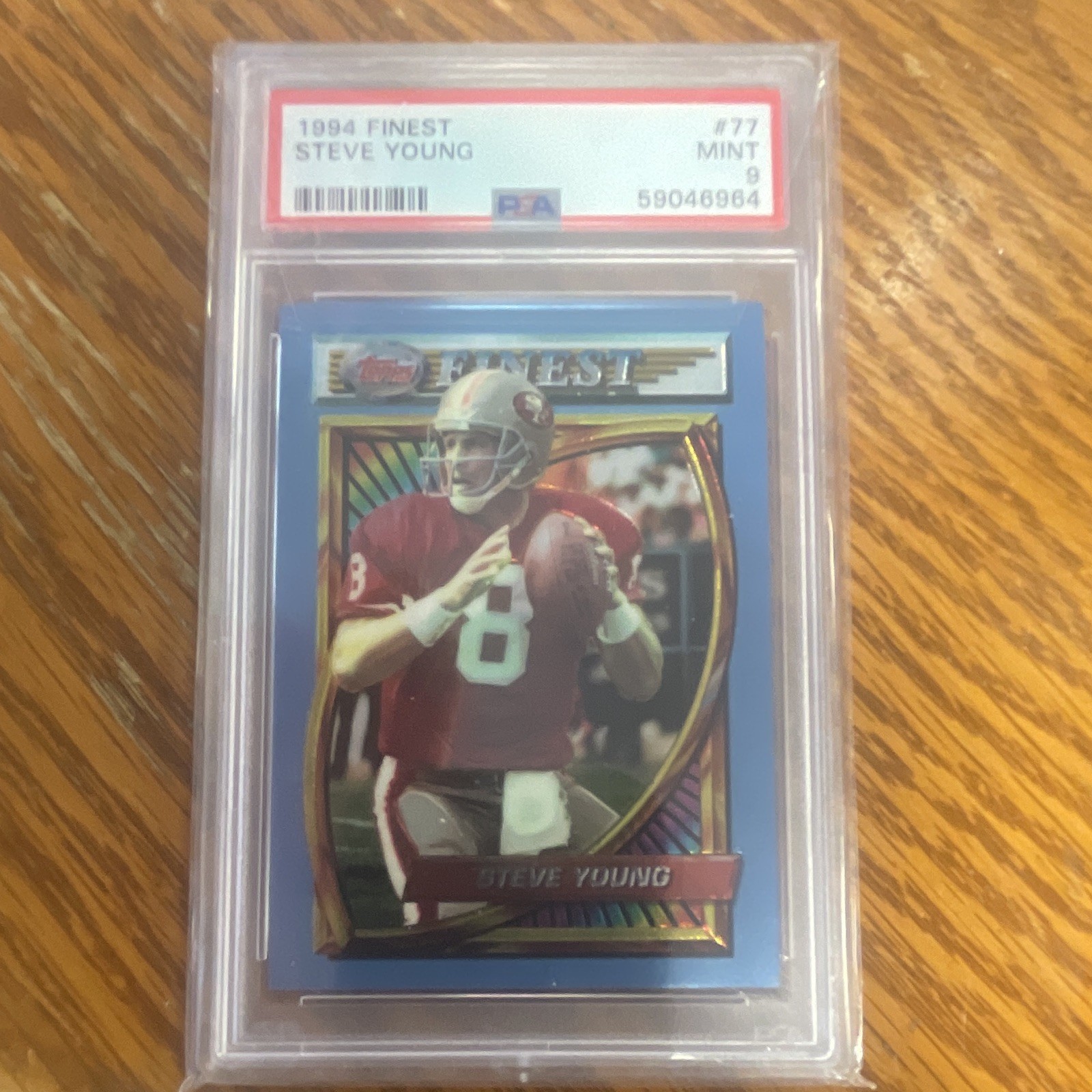 Topps 1994 Topps Finest Steve Young #77 PSA Graded San Francisco 49ers