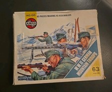 Kit maquette troupes de montagne allemandes Airfix WWII HO/OO S52 seulement 12 pièces