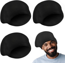 4 Pieces Unisex Stocking Dreadlock Caps Dreadlock Accessories Short Hair Dreads