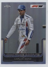 2025 Topps Chrome Formula 1 F1 On The Move Refractor Carlos Sainz Jr #189 1s5g