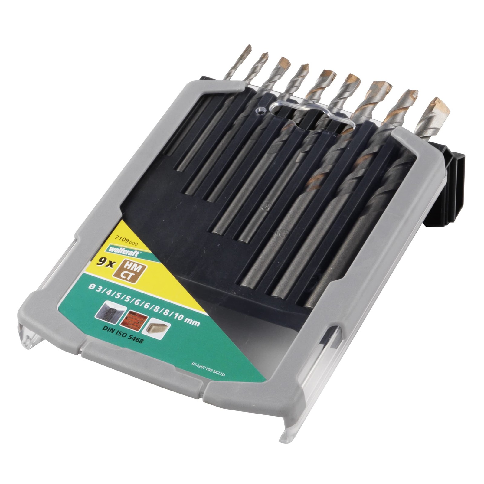 Spool Set Wolfcraft 7109000 Cement 9 Pieces NUOVO