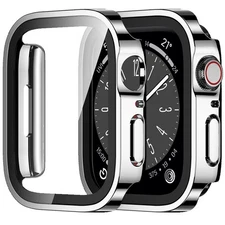 2 Pack For Apple Watch Series 11/10/9/8/7/6/SE/4/ Ultra 3 Case Screen Film Cover