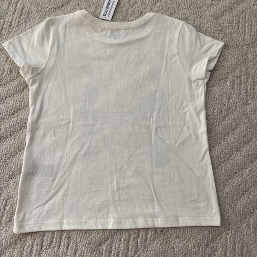 Old Navy 'Vacay' Graphic T-Shirt Size Medium (8) White (Sea Salt) New with Tags - Picture 4 of 8