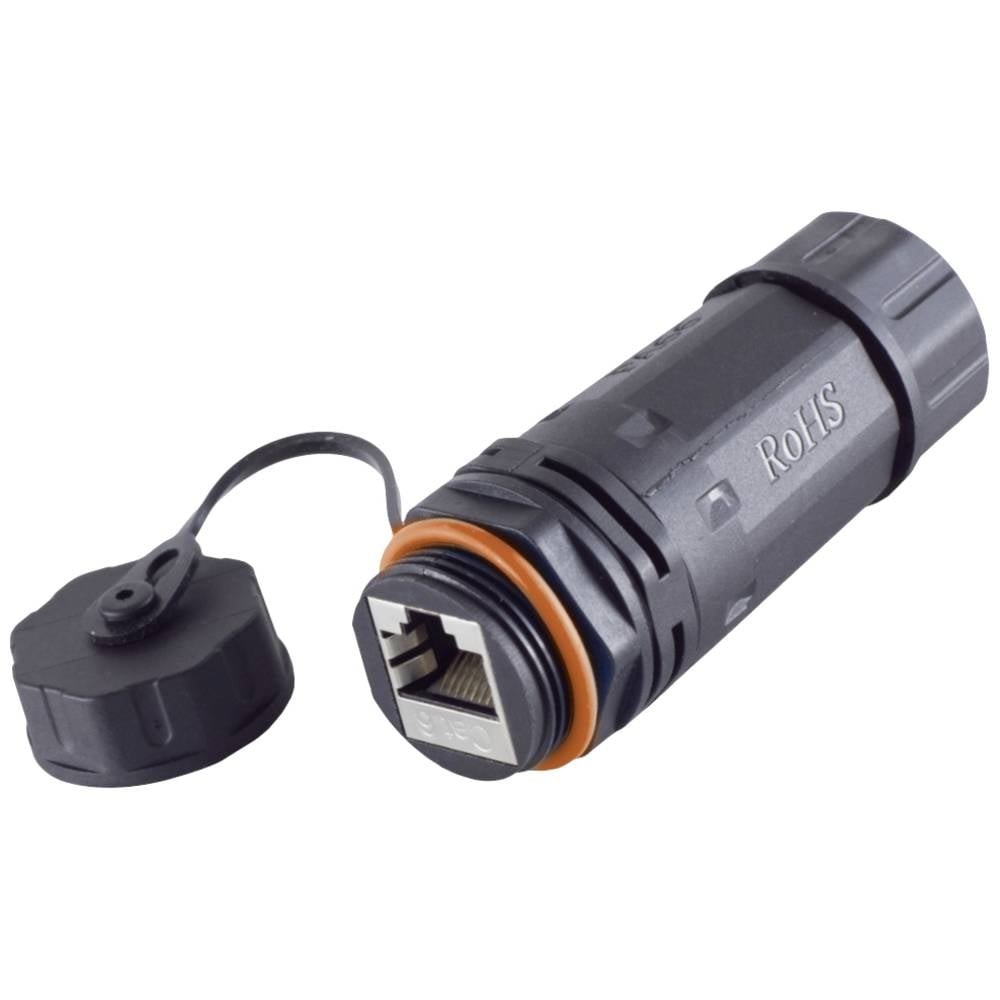 BKL Electronic RJ45 Verbinder, CAT 6a, IP68, short, Outdoor 10121209 Polzahl
