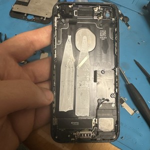 ORIGINAL iPhone 7 Backcover Gehäuse Rahmen Mit Ladebuchse Lautsprecher Schwarz