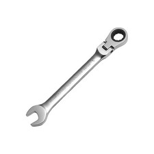 11 mm Ratchet Wrench 180 Flex Head Industrial Grade CrV Forged Hand Tools