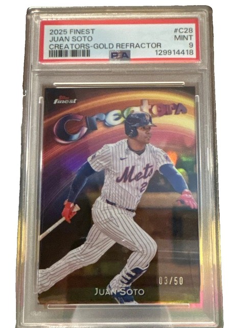 🔥Guaranteed Graded/ Slab card🔥1/10 chance to get: 2025 Juan Soto /50 PSA 9
