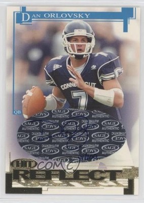 2005 SAGE Hit Reflect Gold Auto 91/100 Dan Orlovsky #RA7 Rookie Auto RC fm0