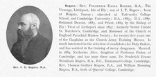 Rev Frederick Eagle Rogers of Littleport Vicarage Isle of Ely Antique Print 1912