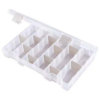 Flambeau T4007at Adjustable Compartment Box With 4 To 24 Compartments, Plastic,
