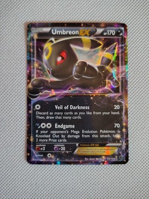 Umbreon EX 55/124 Fates Collide Holo Ultra Rare English 2016