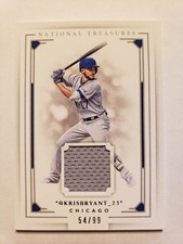 54/99 Kris Bryant 2016 Panini National Treasures #83