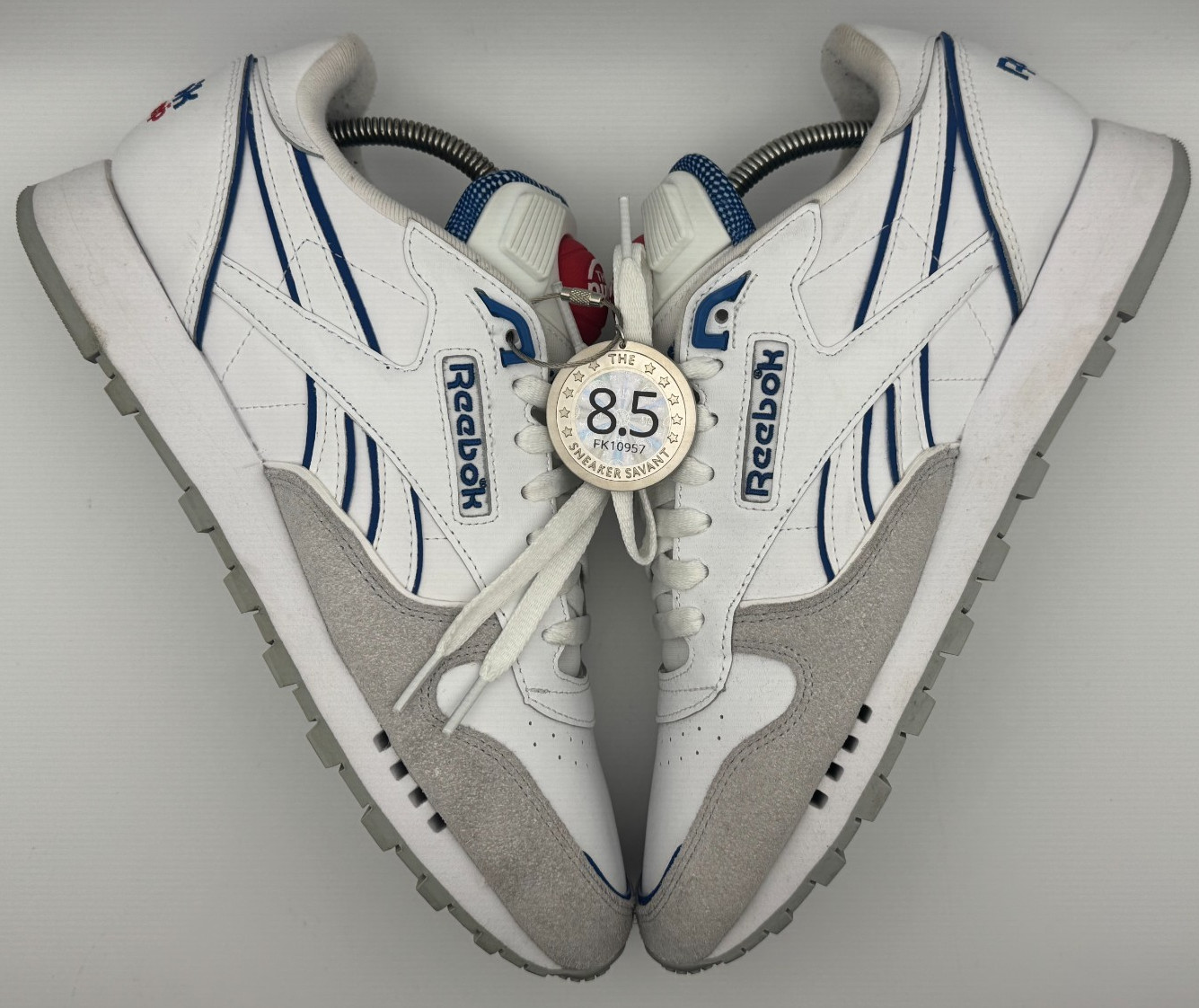 Reebok Classic Leather Pump Vector Blue Grey Wht GW4727 2022sz10 TSS Grade8.5/10