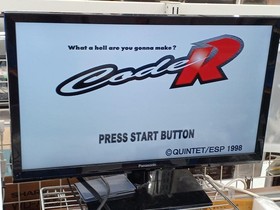 Quintet T-23502G CODE R Sega Saturn Game Disc & Manual Damage, Working